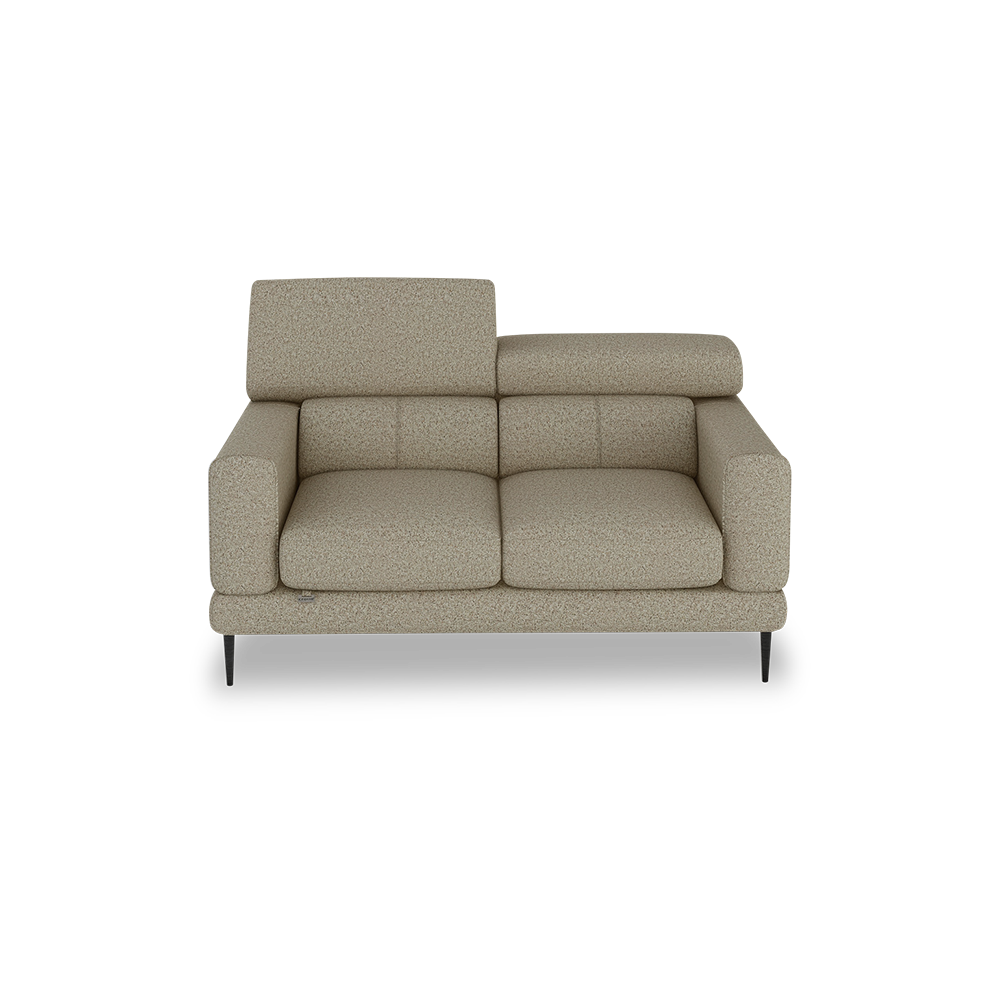 UNIQ - Pull-Out Fabric / Leather Sofa (2-seater)