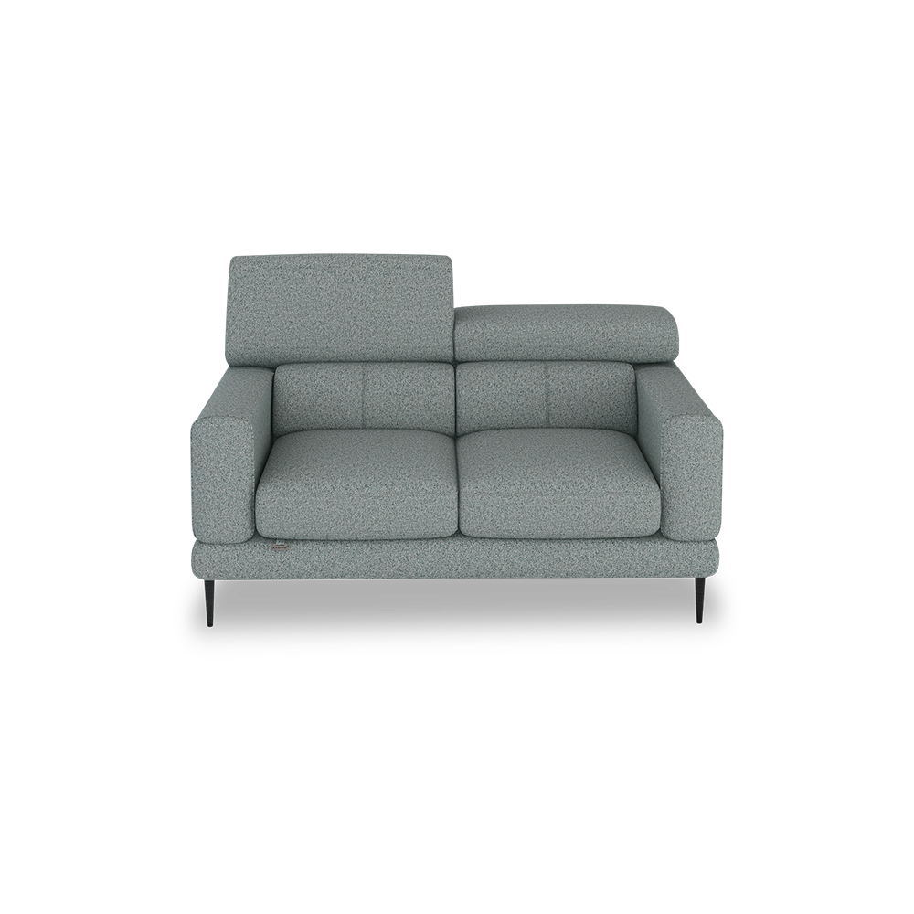 UNIQ - Pull-Out Fabric / Leather Sofa (2-seater)