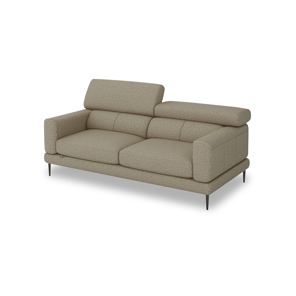 UNIQ - Pull-Out Fabric / Leather Sofa (3-seater)