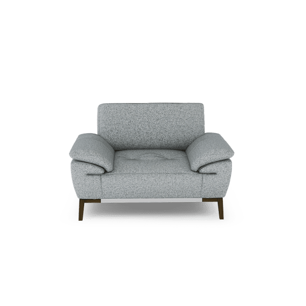 FIBSEN - Modular Fabric / Leather Sofa (1-seater)