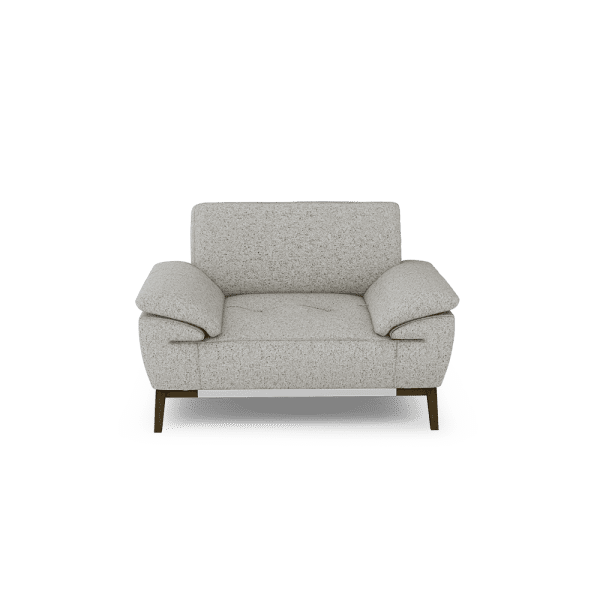 FIBSEN - Modular Fabric / Leather Sofa (1-seater)