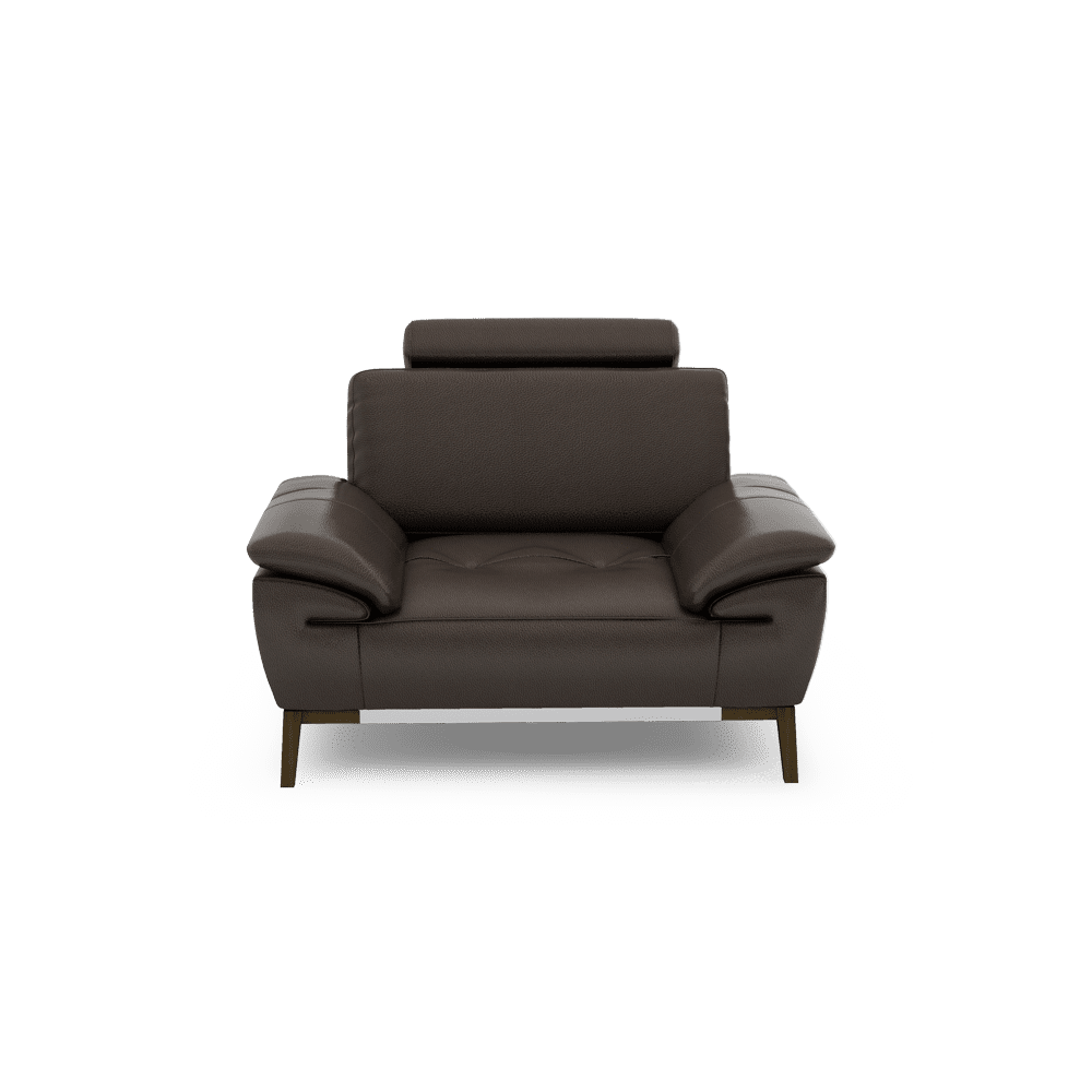 FIBSEN - Modular Fabric / Leather Sofa (1-seater)