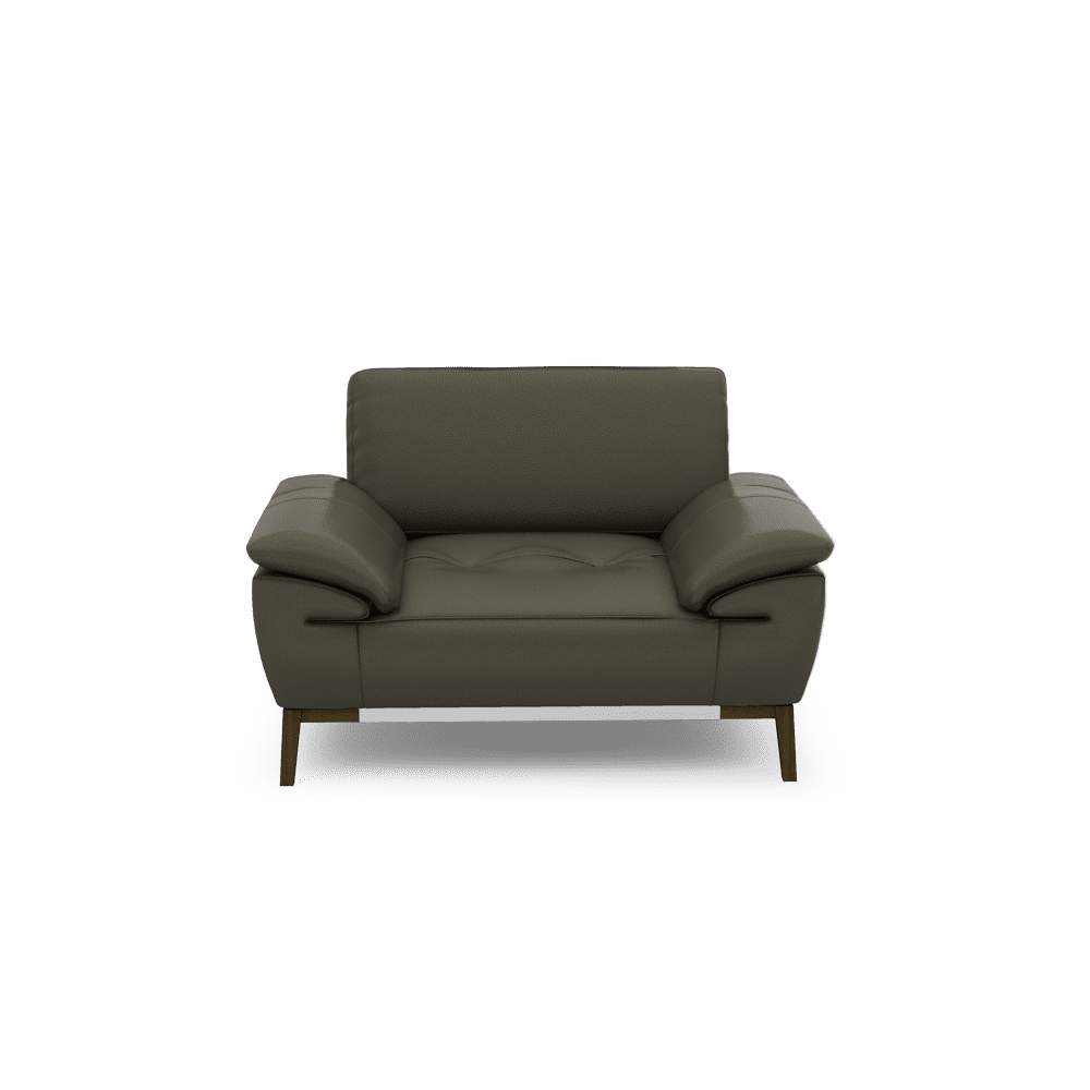 FIBSEN - Modular Fabric / Leather Sofa (1-seater)