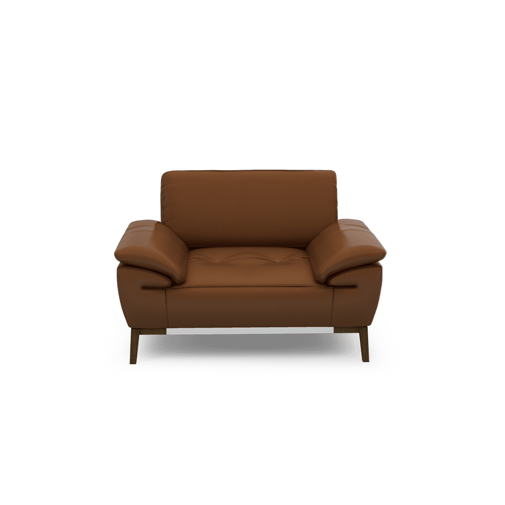 FIBSEN - Modular Fabric / Leather Sofa (1-seater)