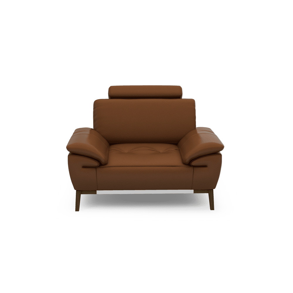 FIBSEN - Modular Fabric / Leather Sofa (1-seater)