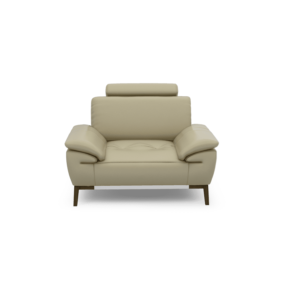 FIBSEN - Modular Fabric / Leather Sofa (1-seater)