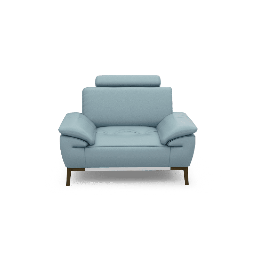FIBSEN - Modular Fabric / Leather Sofa (1-seater)
