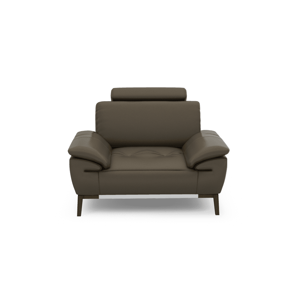 FIBSEN - Modular Fabric / Leather Sofa (1-seater)