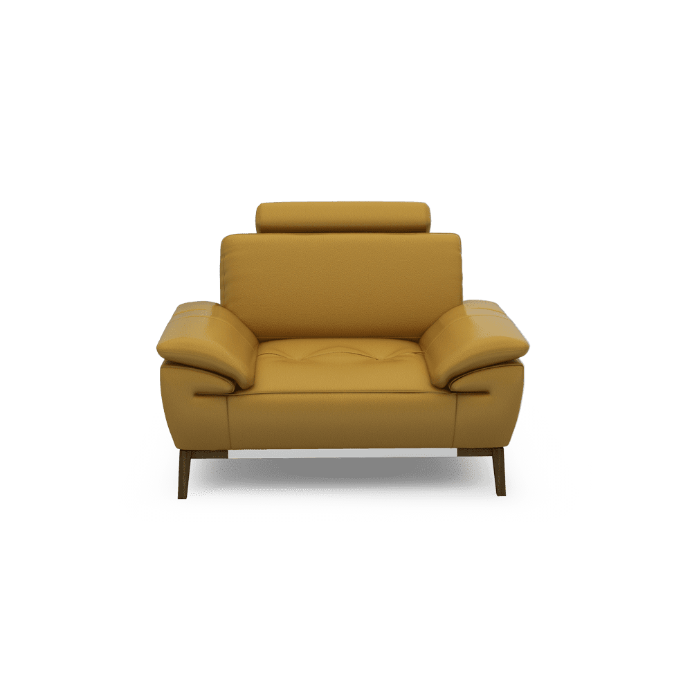 FIBSEN - Modular Fabric / Leather Sofa (1-seater)