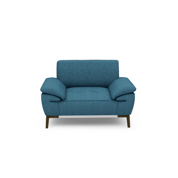 FIBSEN - Modular Fabric / Leather Sofa (1-seater)
