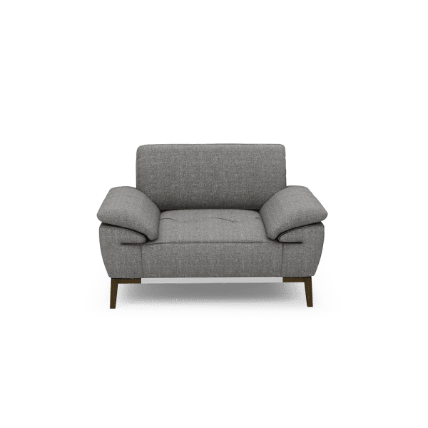 FIBSEN - Modular Fabric / Leather Sofa (1-seater)