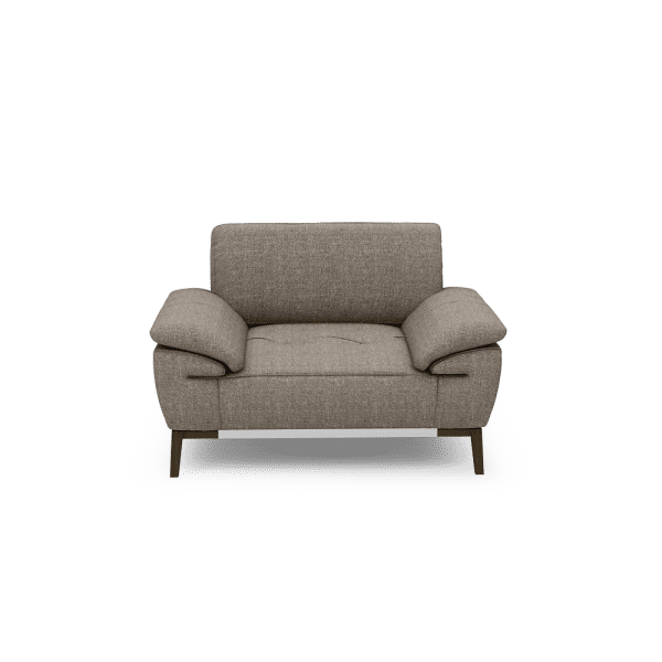 FIBSEN - Modular Fabric / Leather Sofa (1-seater)