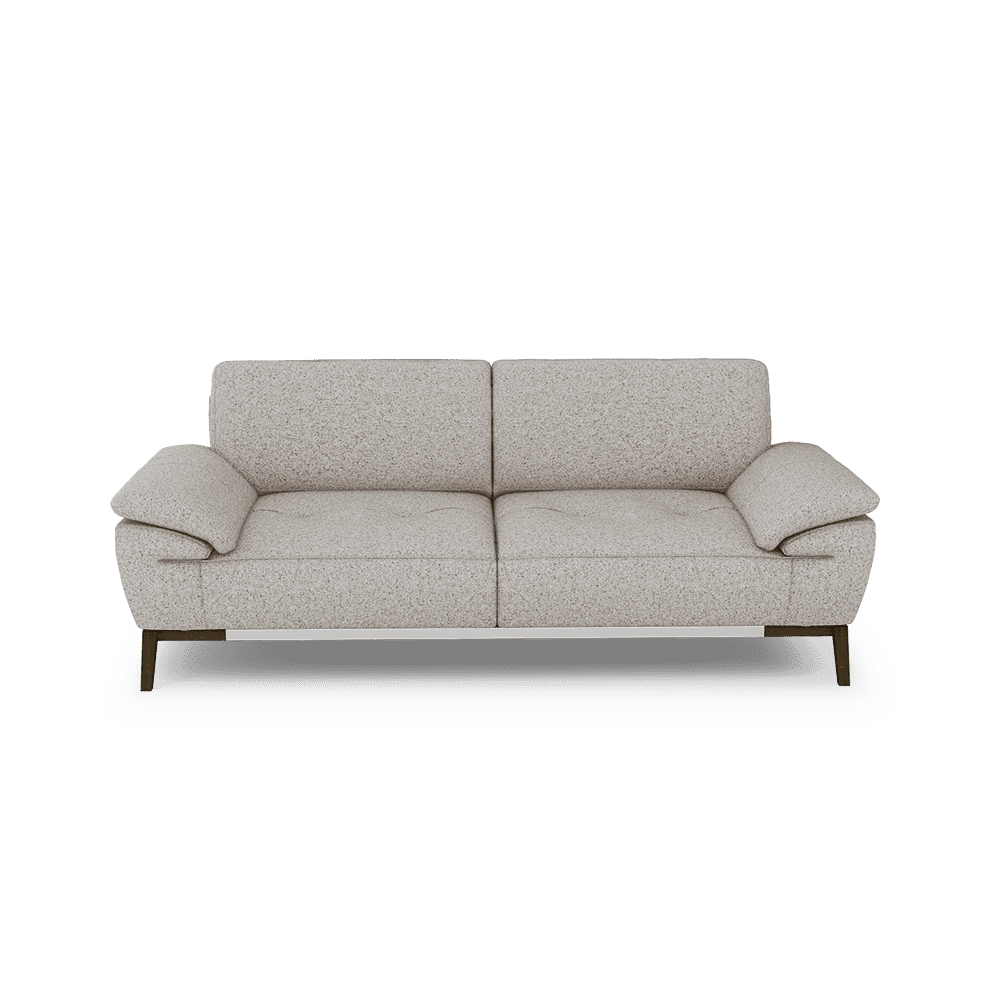 FIBSEN - Modular Fabric / Leather Sofa (3-seater)