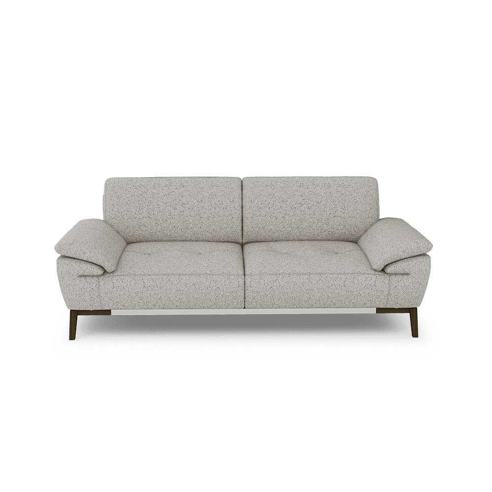 FIBSEN - Modular Fabric / Leather Sofa (3-seater)