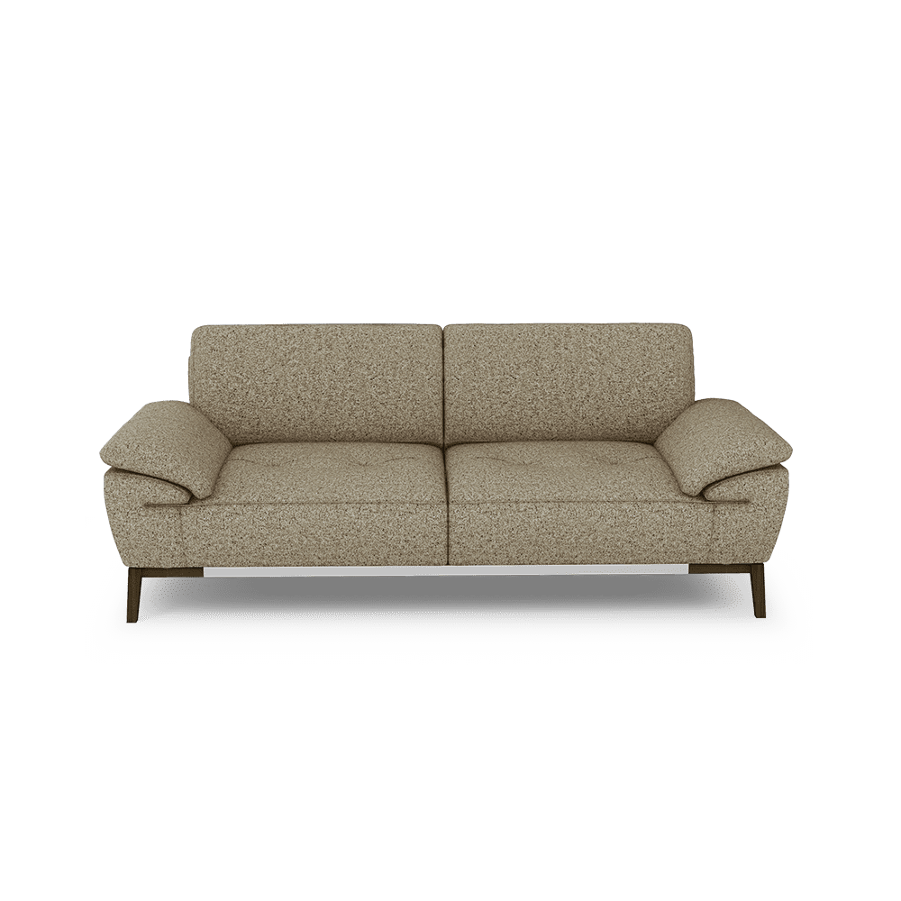 FIBSEN - Modular Fabric / Leather Sofa (3-seater)