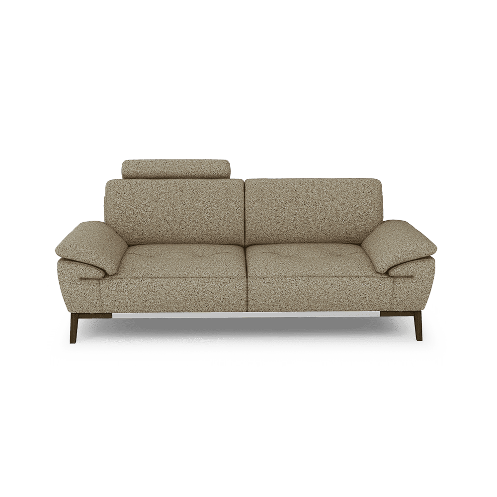 FIBSEN - Modular Fabric / Leather Sofa (3-seater)