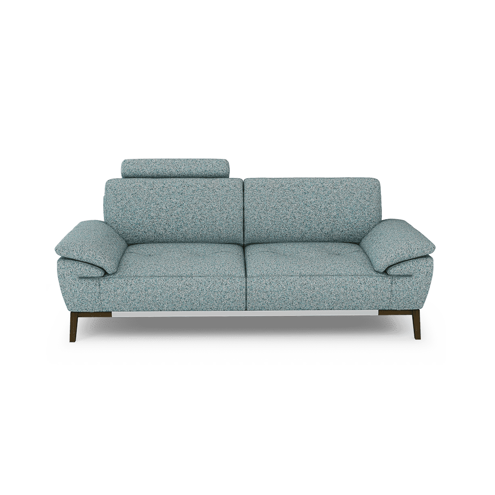 FIBSEN - Modular Fabric / Leather Sofa (3-seater)
