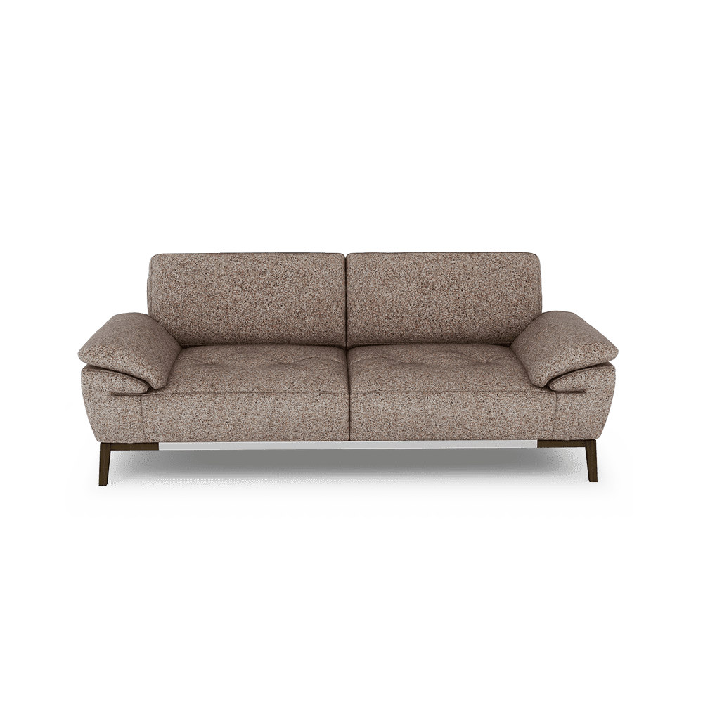 FIBSEN - Modular Fabric / Leather Sofa (3-seater)
