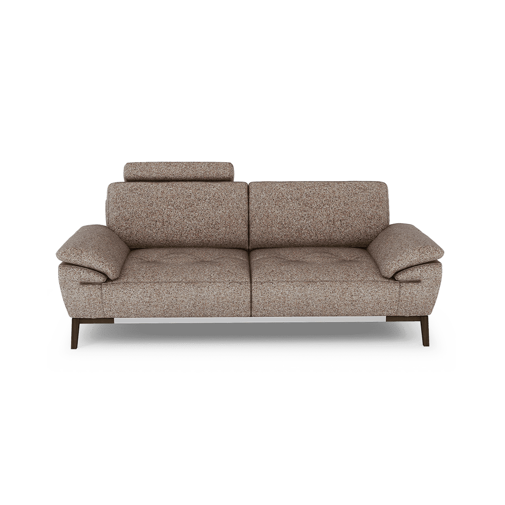 FIBSEN - Modular Fabric / Leather Sofa (3-seater)