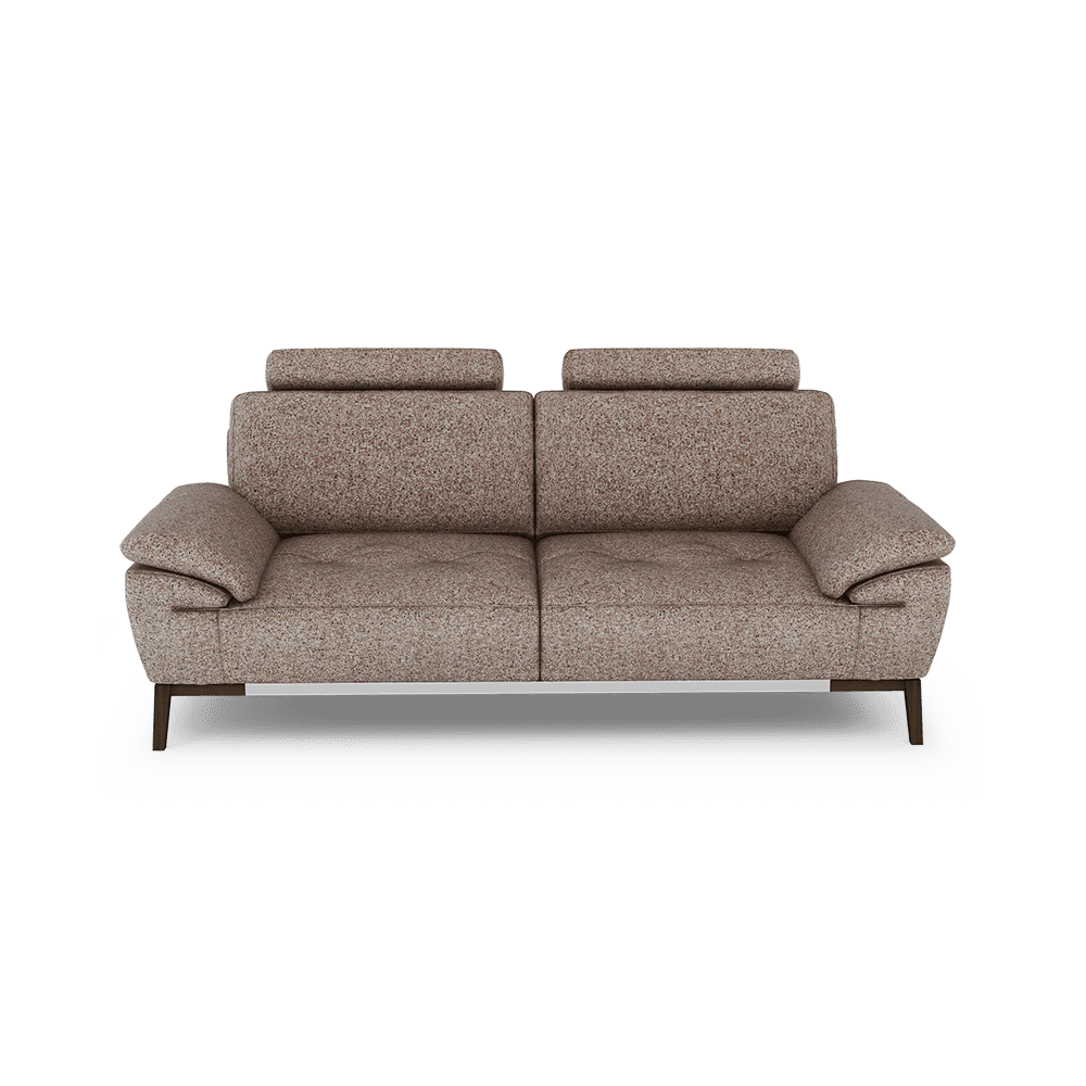 FIBSEN - Modular Fabric / Leather Sofa (3-seater)