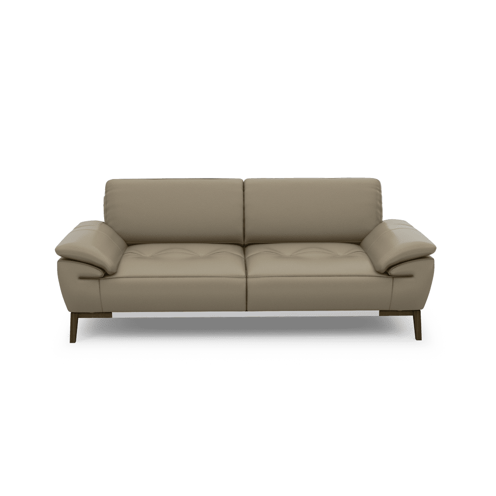 FIBSEN - Modular Fabric / Leather Sofa (3-seater)