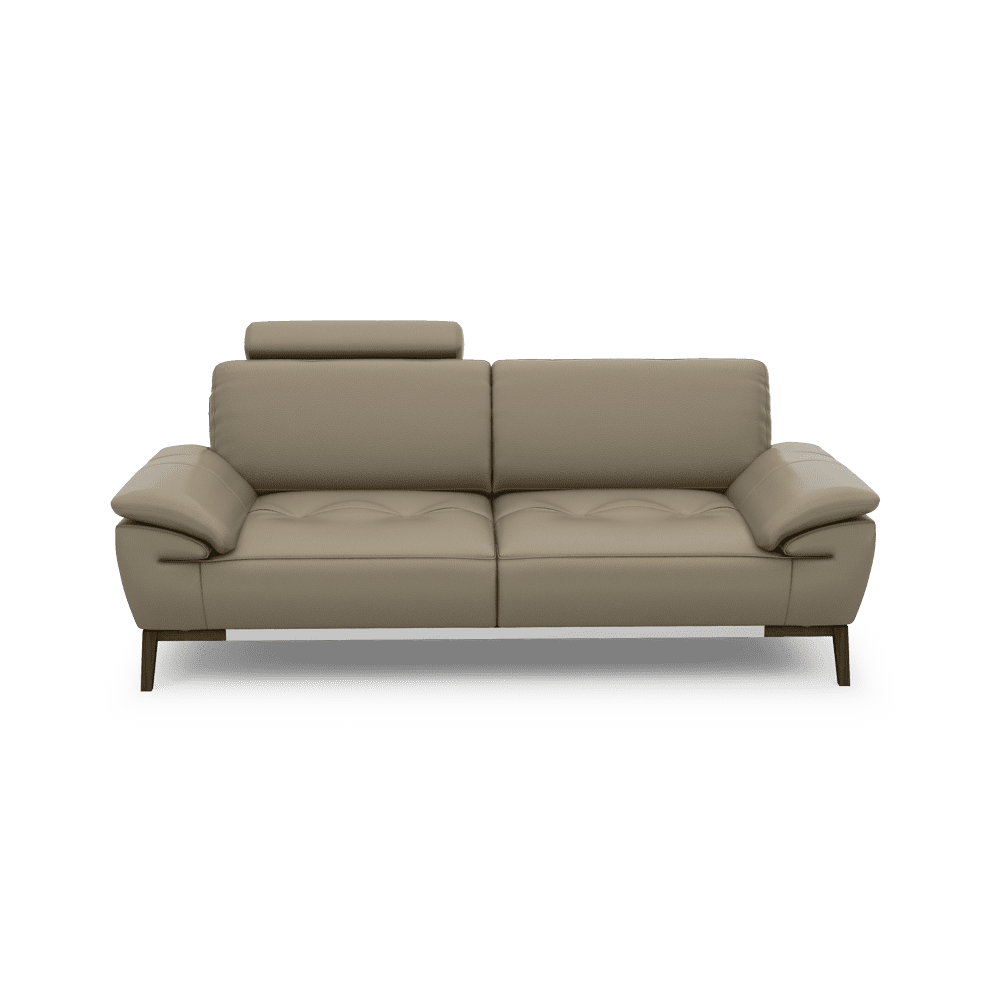 FIBSEN - Modular Fabric / Leather Sofa (3-seater)
