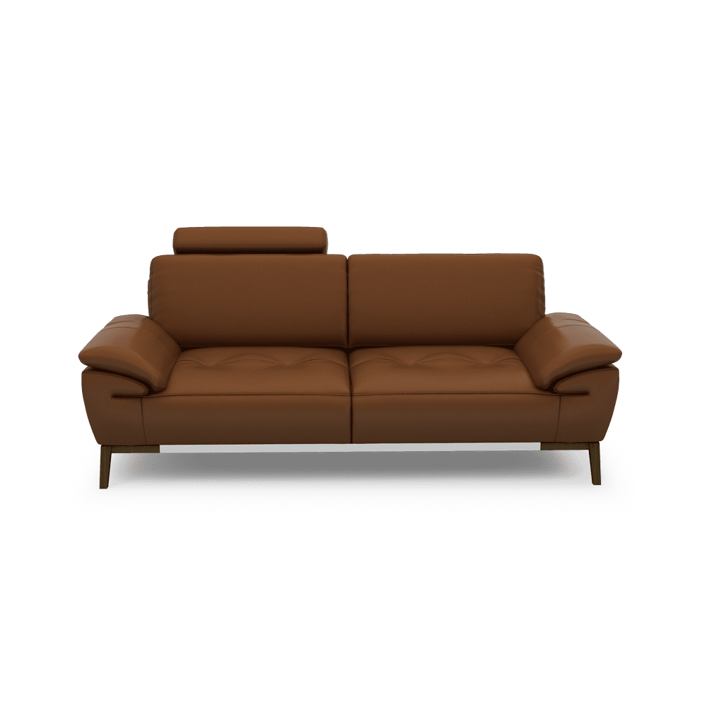 FIBSEN - Modular Fabric / Leather Sofa (3-seater)