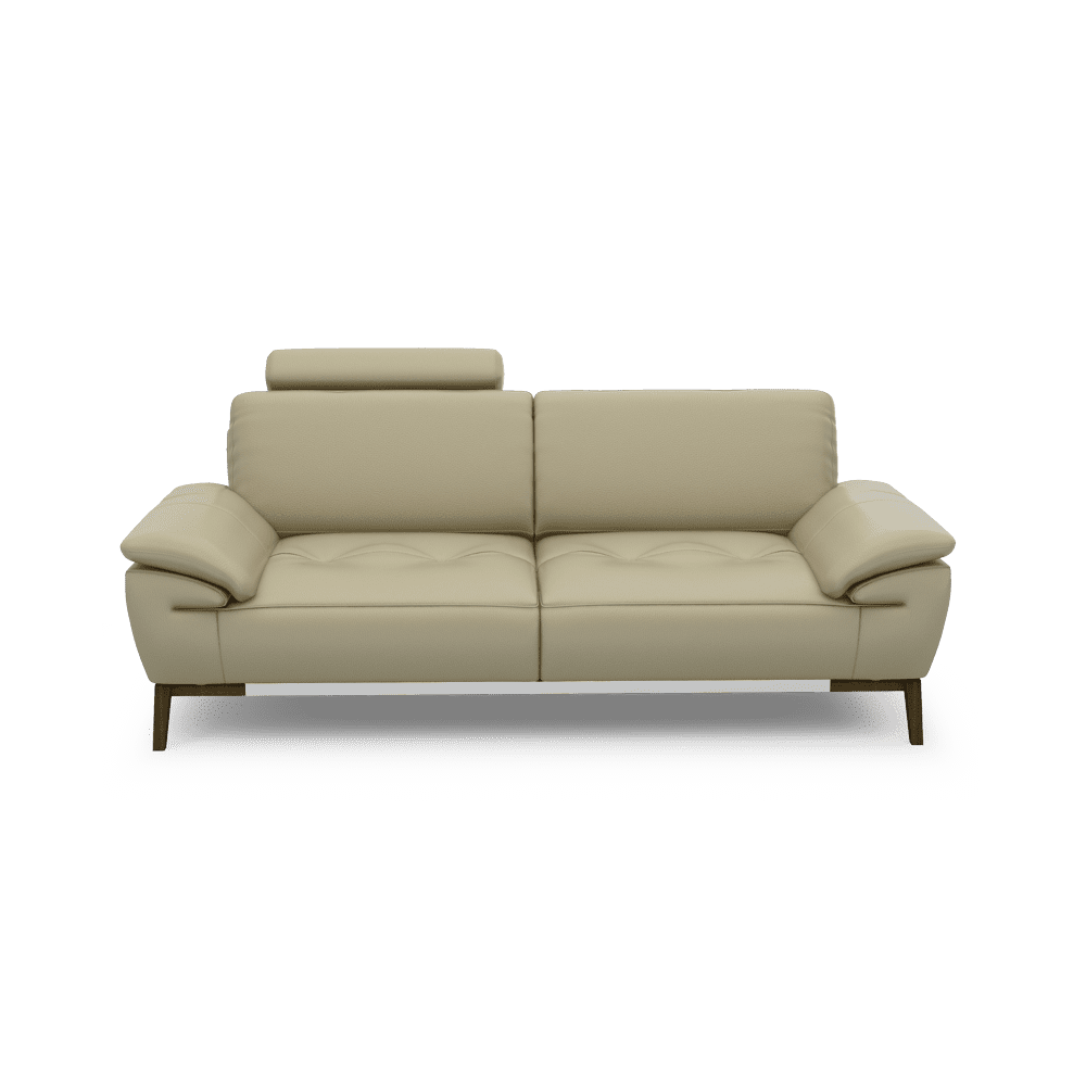 FIBSEN - Modular Fabric / Leather Sofa (3-seater)