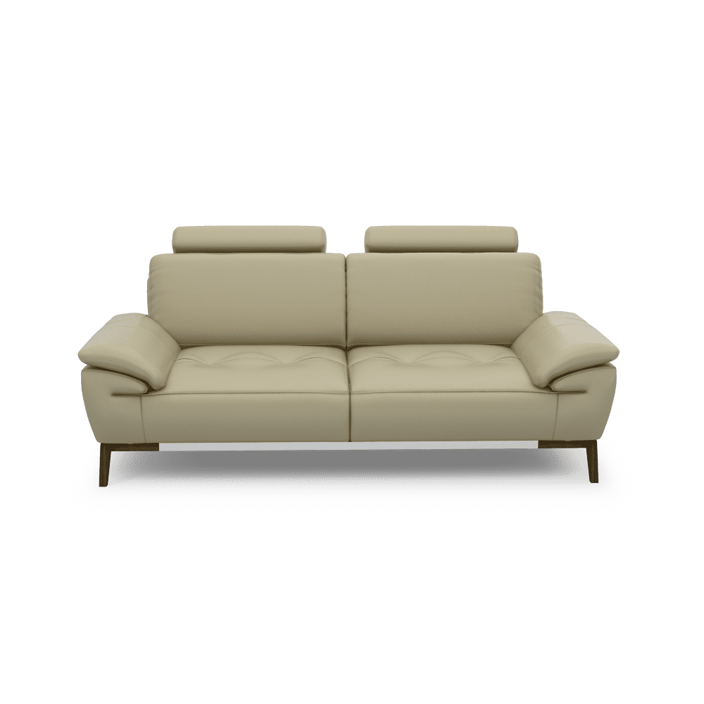 FIBSEN - Modular Fabric / Leather Sofa (3-seater)