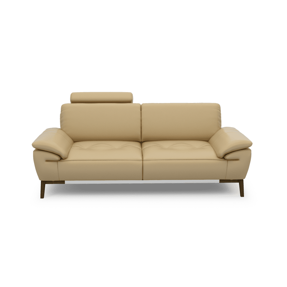 FIBSEN - Modular Fabric / Leather Sofa (3-seater)