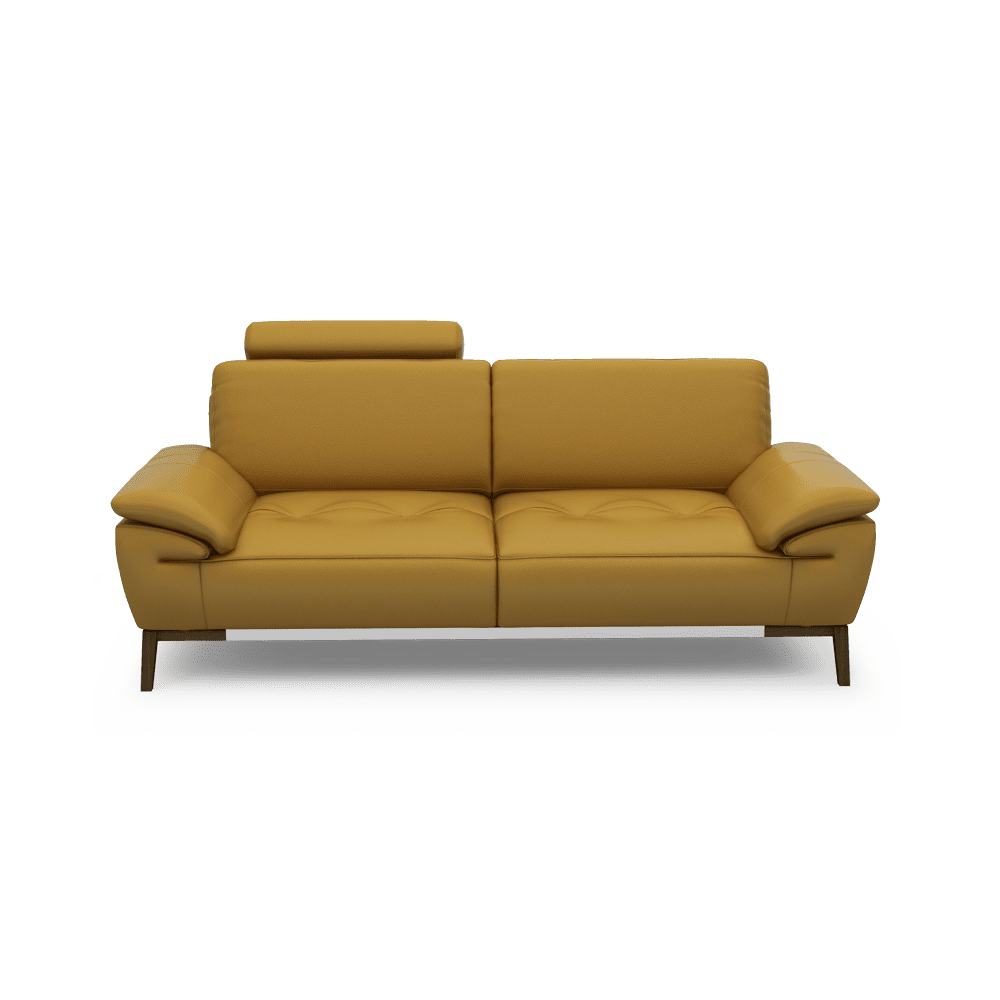 FIBSEN - Modular Fabric / Leather Sofa (3-seater)