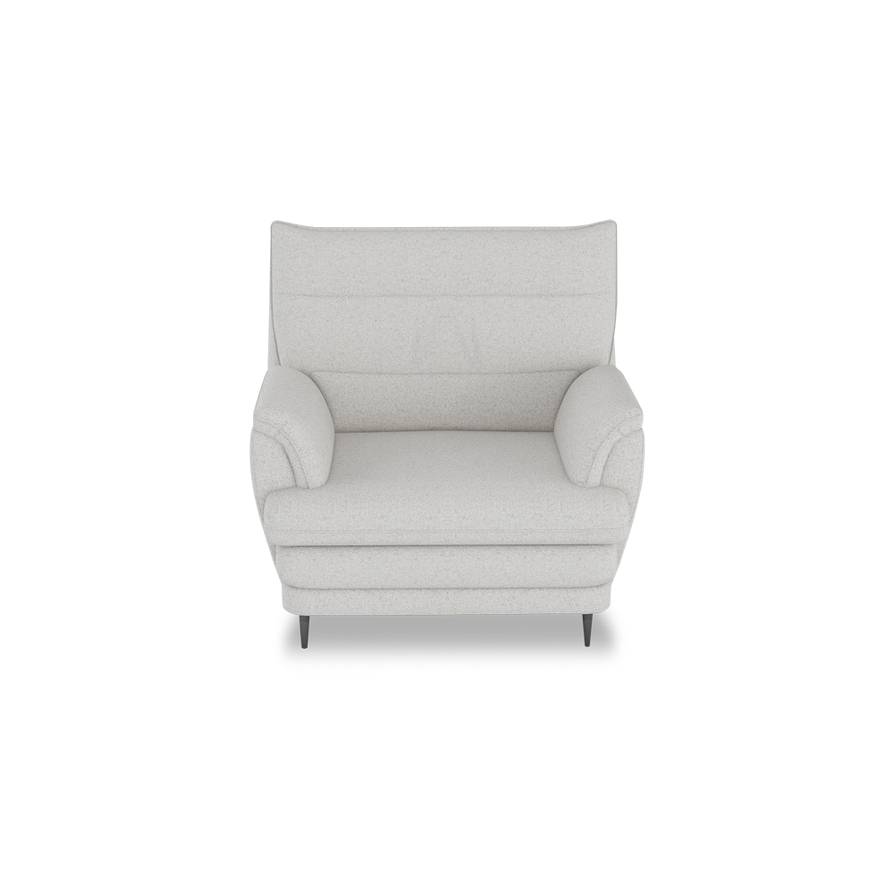 GENERAL - High Back Fabric / Leather Sofa (1-seater)