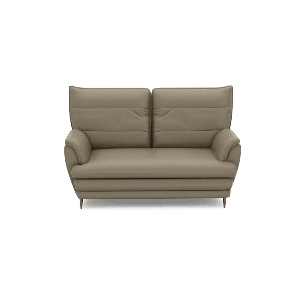 GENERAL - High Back Fabric / Leather Sofa (2-seater)