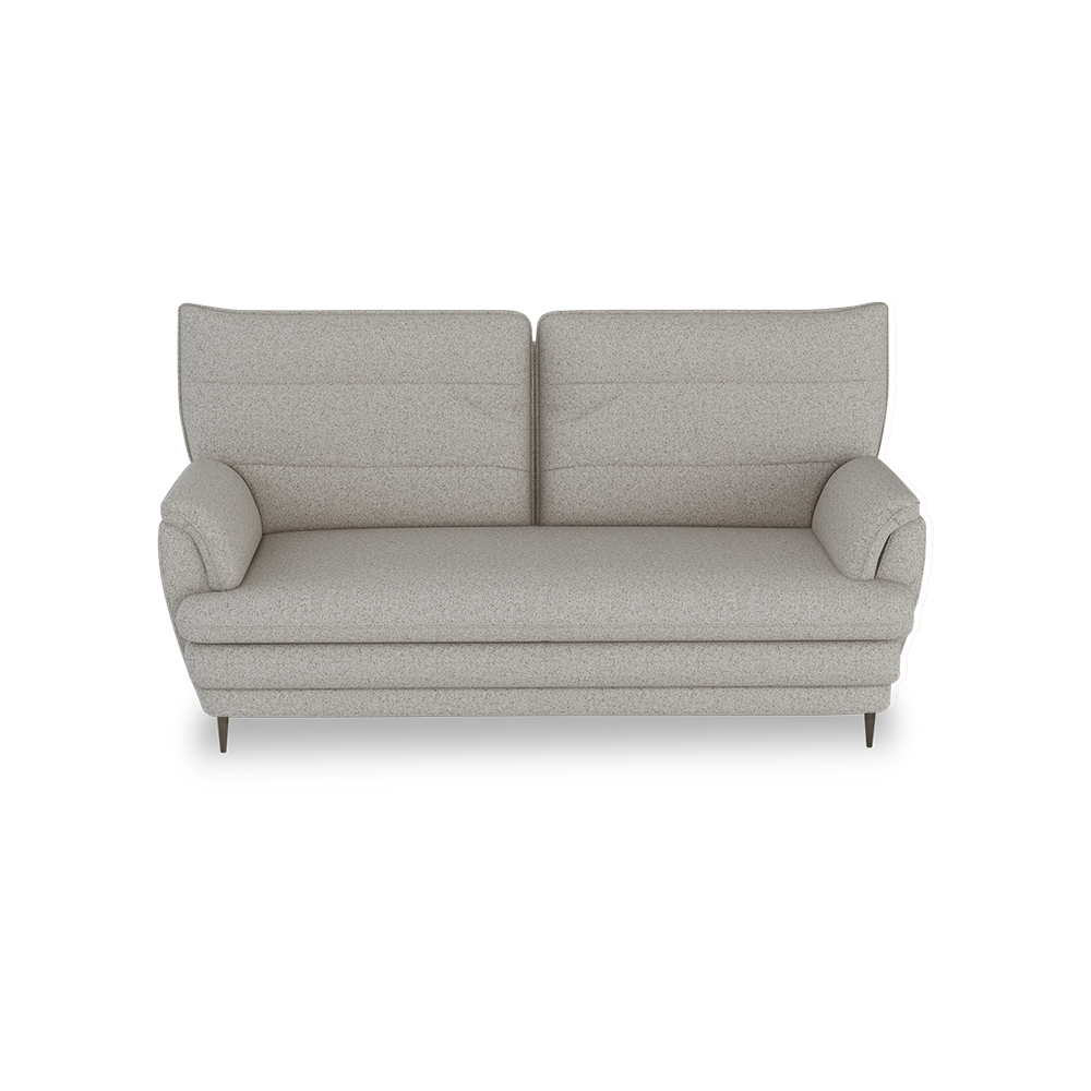 GENERAL - High Back Fabric / Leather Sofa (3-seater)
