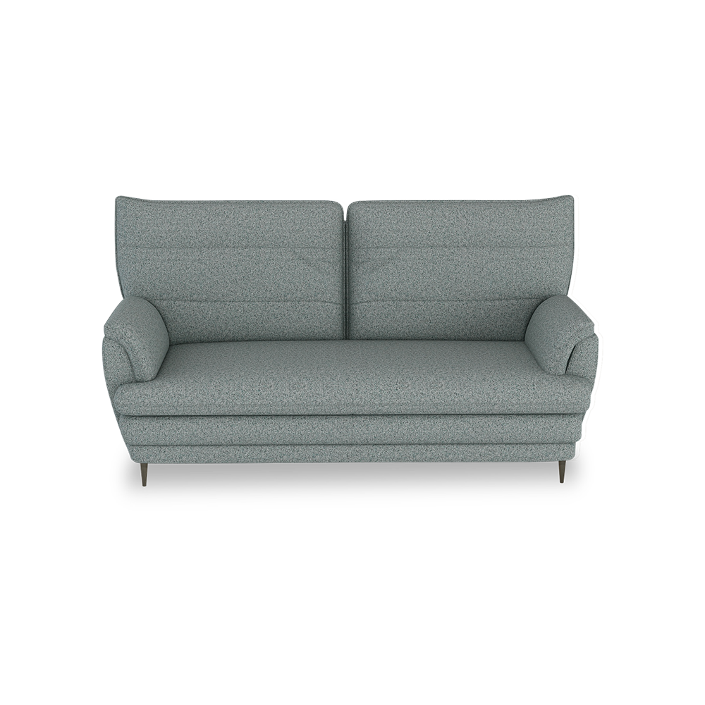 GENERAL - High Back Fabric / Leather Sofa (3-seater)