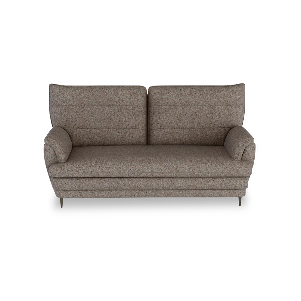 GENERAL - High Back Fabric / Leather Sofa (3-seater)