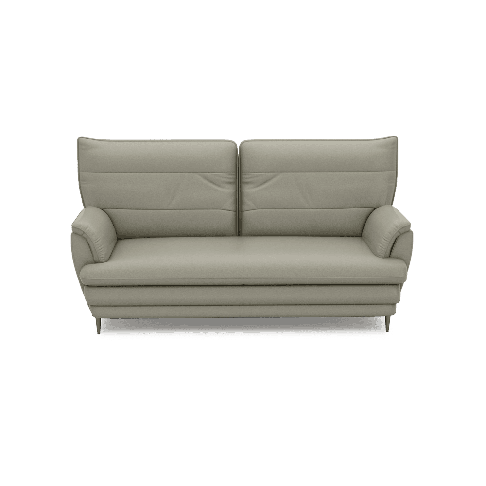 GENERAL - High Back Fabric / Leather Sofa (3-seater)