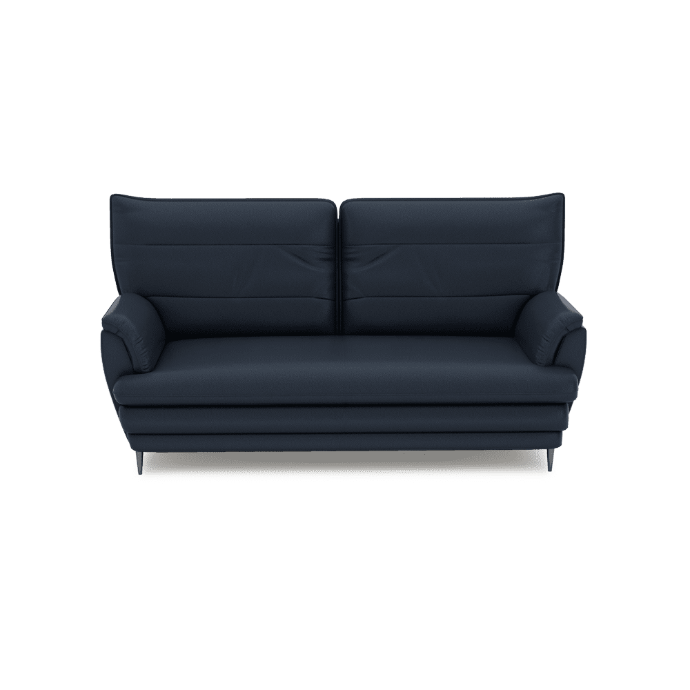 GENERAL - High Back Fabric / Leather Sofa (3-seater)