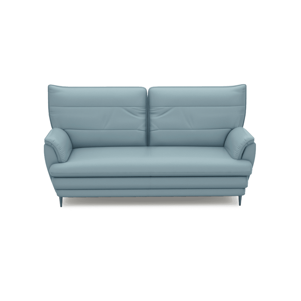 GENERAL - High Back Fabric / Leather Sofa (3-seater)