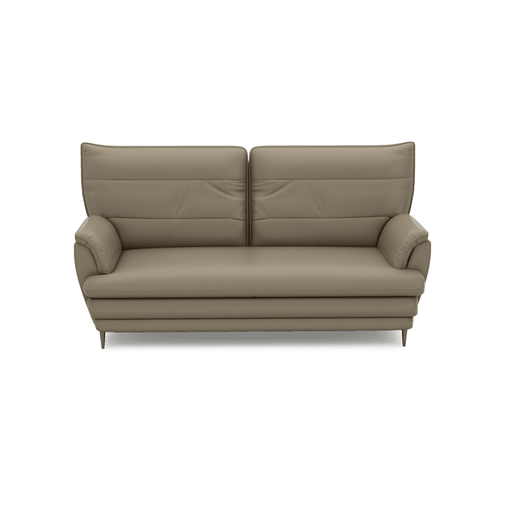 GENERAL - High Back Fabric / Leather Sofa (3-seater)