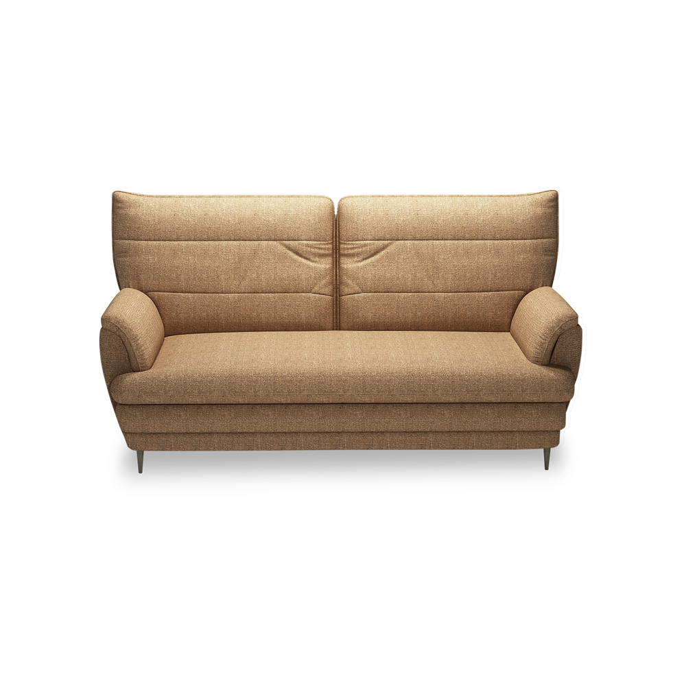 GENERAL - High Back Fabric / Leather Sofa (3-seater)
