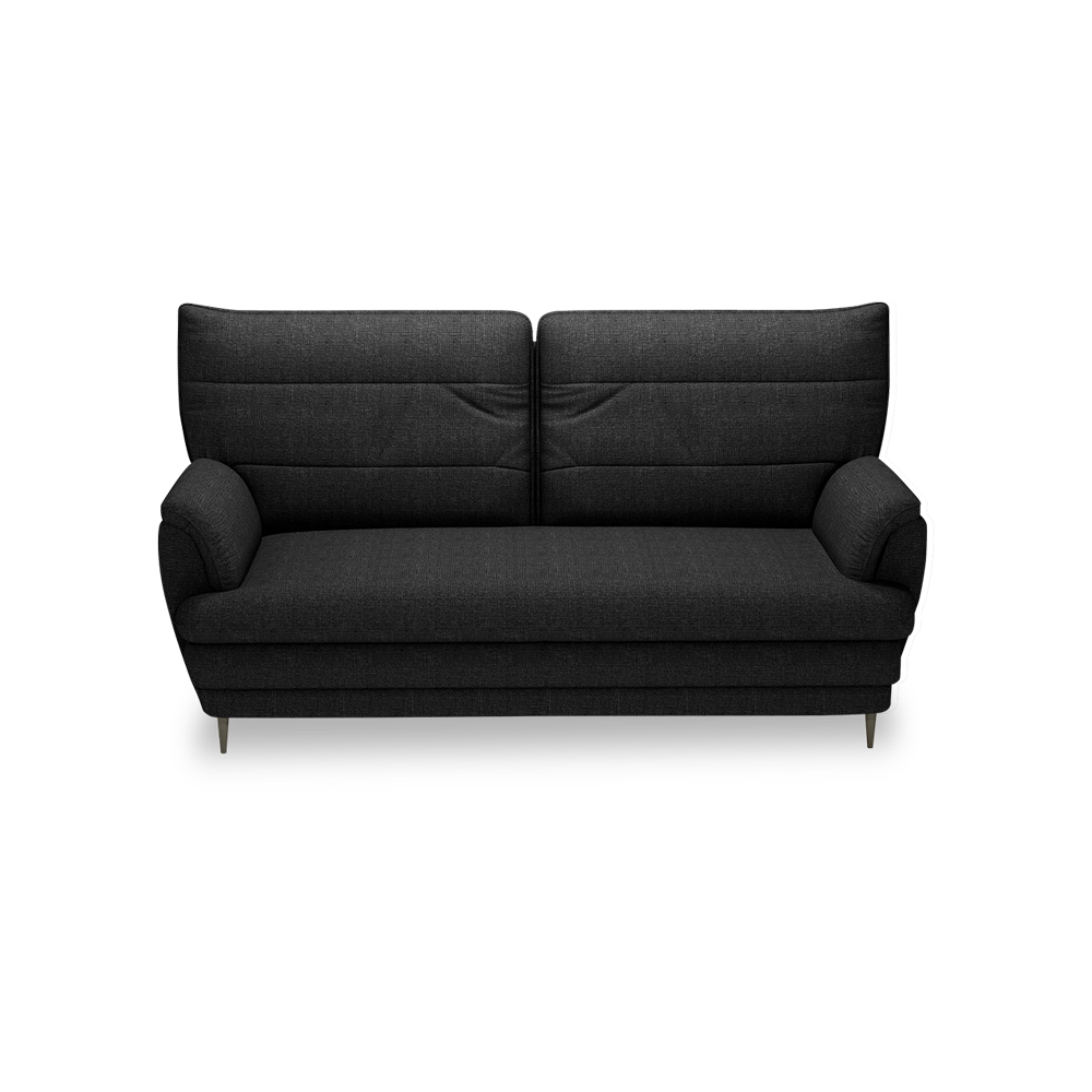 GENERAL - High Back Fabric / Leather Sofa (3-seater)