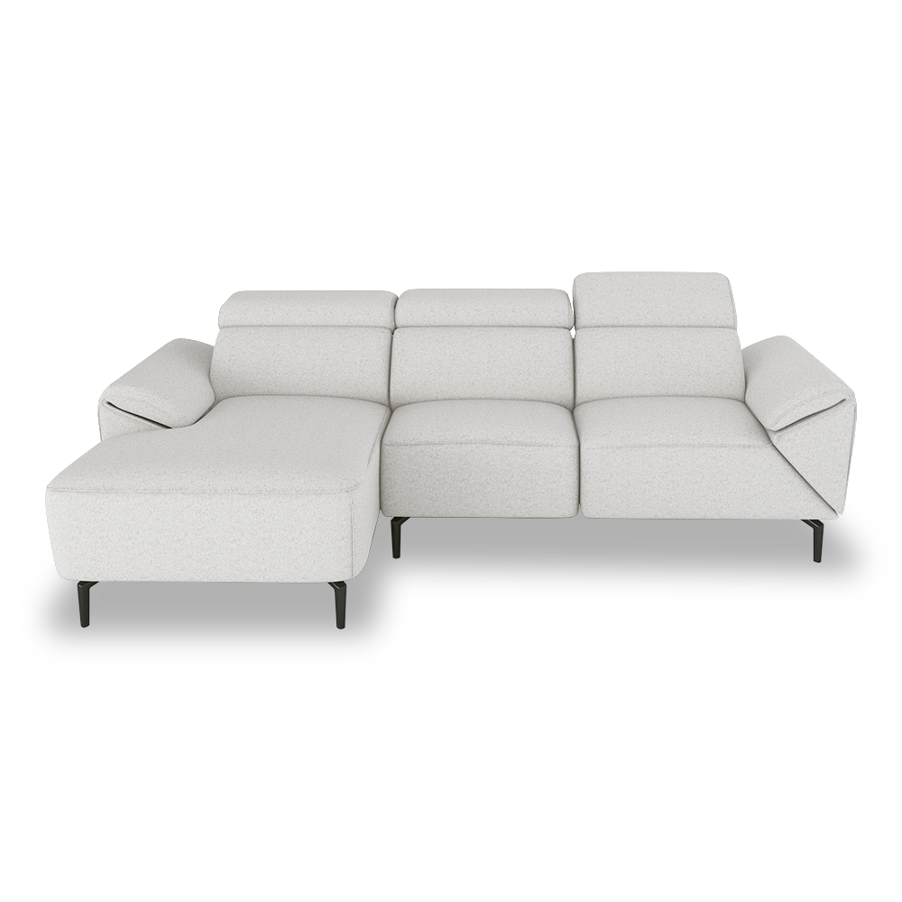 CITRON - Modular Fabric / Leather Sofa (L-shaped)