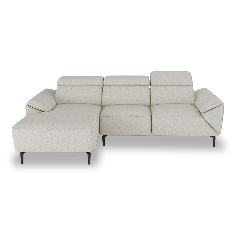 CITRON - Modular Fabric / Leather Sofa (L-shaped)