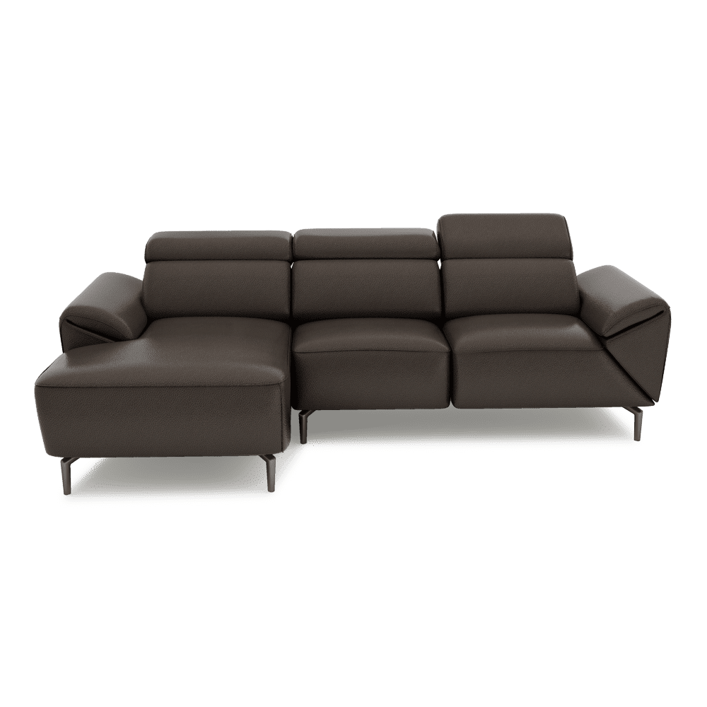 CITRON - Modular Fabric / Leather Sofa (L-shaped)