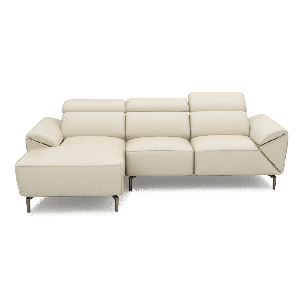 CITRON - Modular Fabric / Leather Sofa (L-shaped)