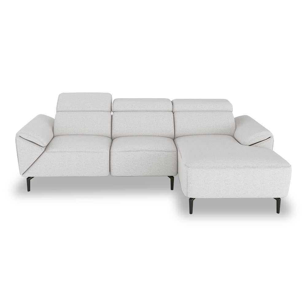 CITRON - Modular Fabric / Leather Sofa (L-shaped)
