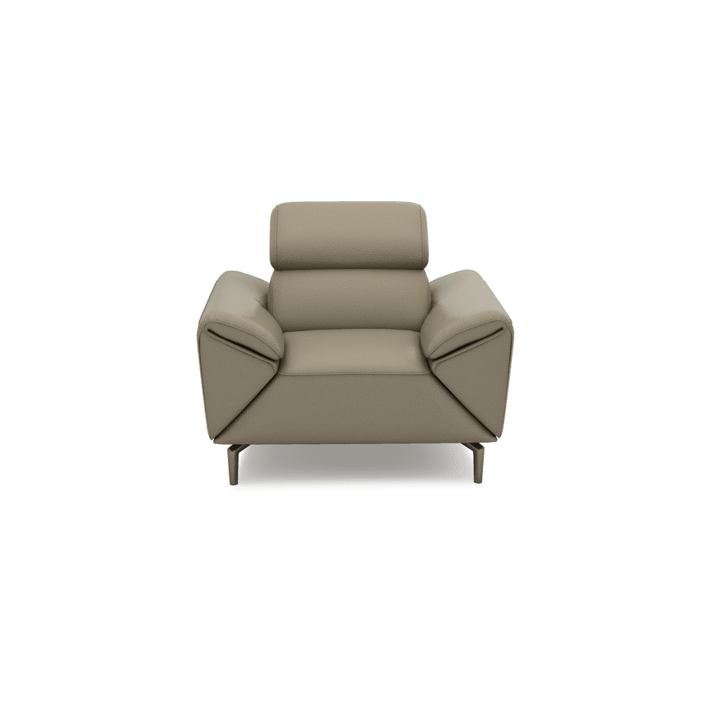 CITRON - Modular Fabric / Leather Sofa (1-seater)