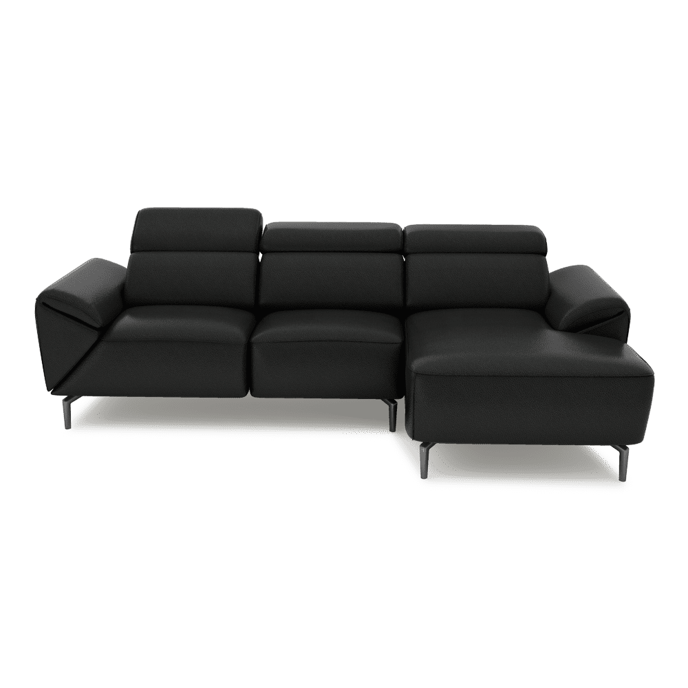 CITRON - Modular Fabric / Leather Sofa (L-shaped)
