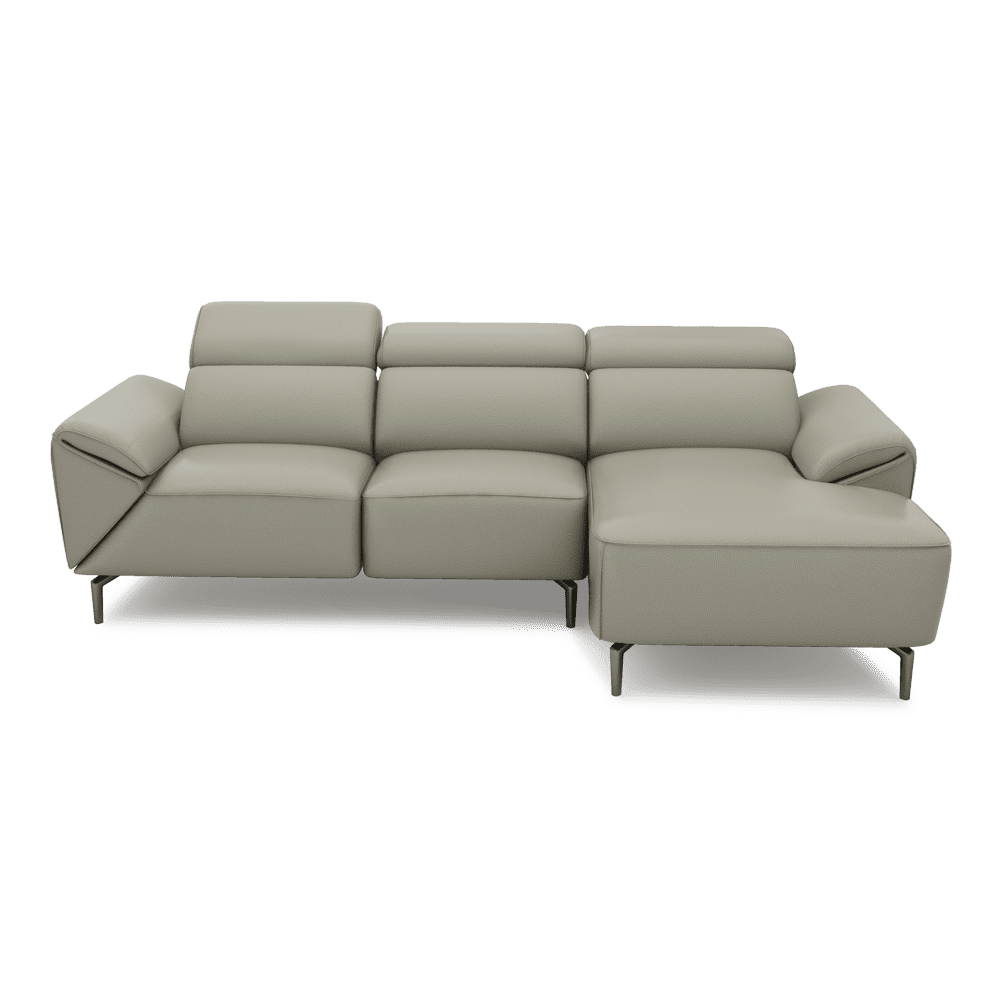 CITRON - Modular Fabric / Leather Sofa (L-shaped)